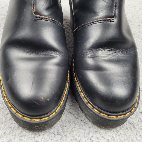 Dr Martens Rometty II Black Leather Chelsea Platform Ankle Boots Womens US 6 - Picture 7 of 9